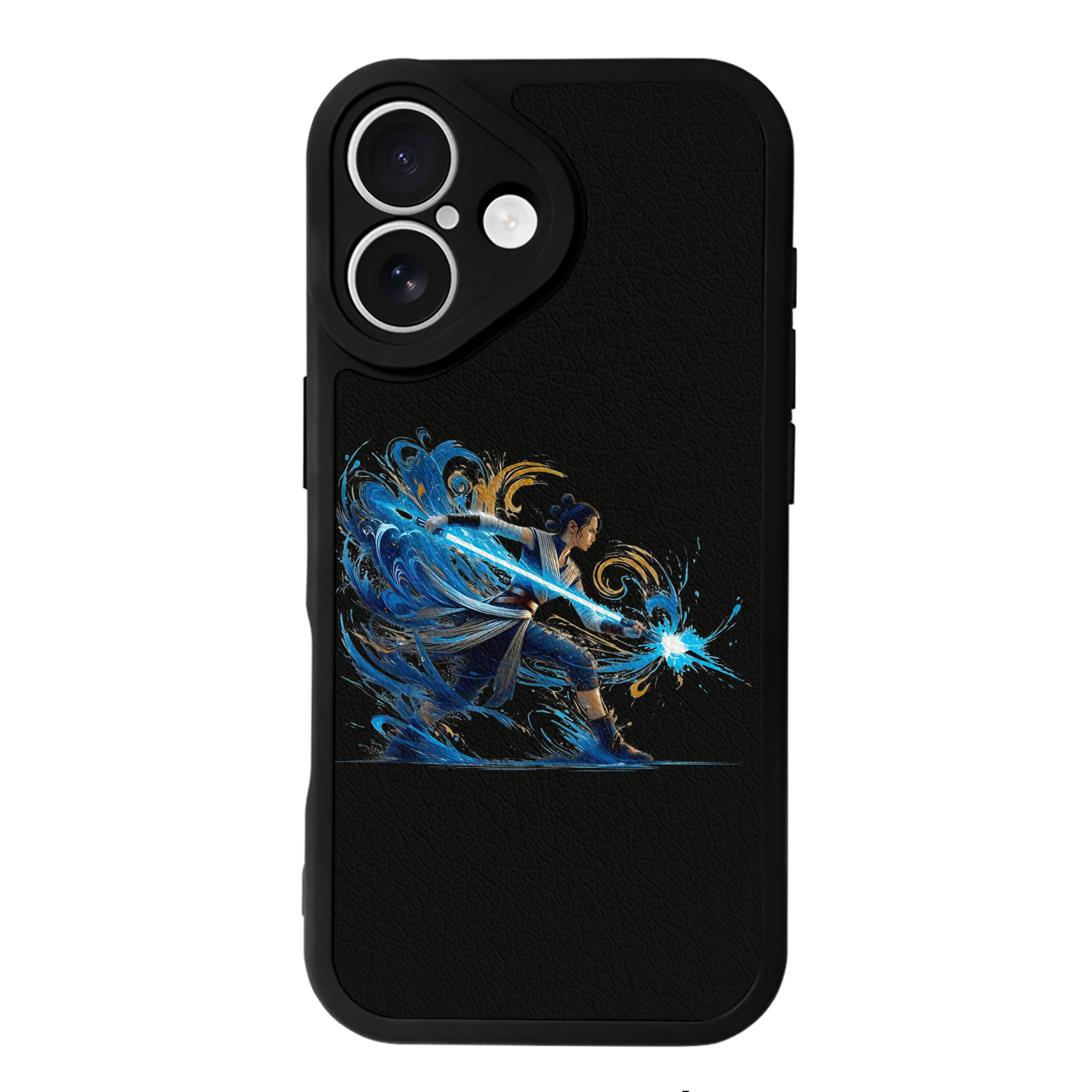 （画像用） スター・ウォーズ Star Wars 【iPhone 16シリーズ対応】シリコンスマホケース（レザー調） 材質：シリコン